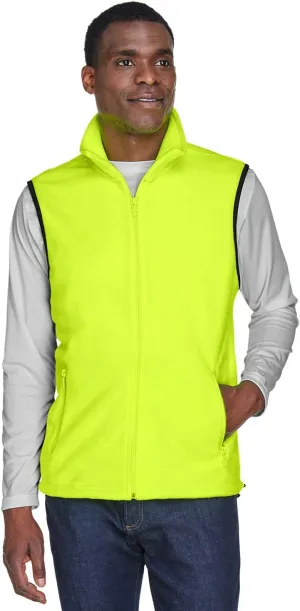 Adult 8 oz. Fleece Vest 2XL SAFETY YELLOW