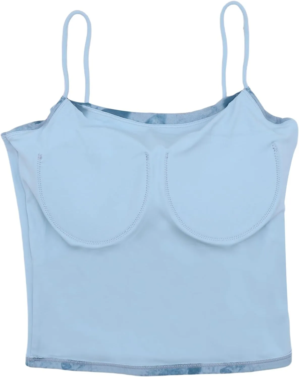AMPOSSTO Sports Bra Tank Top for Women Yoga Bra Top Spaghetti Strap Workout Yoga Tank Top