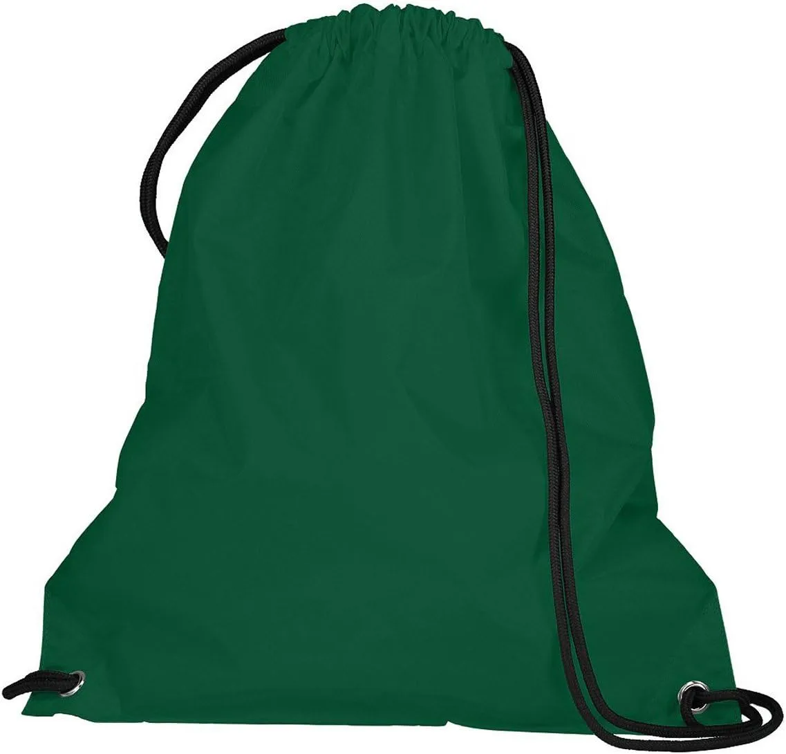 Augusta Sportswear Cinch Bag, Dark Green, Medium