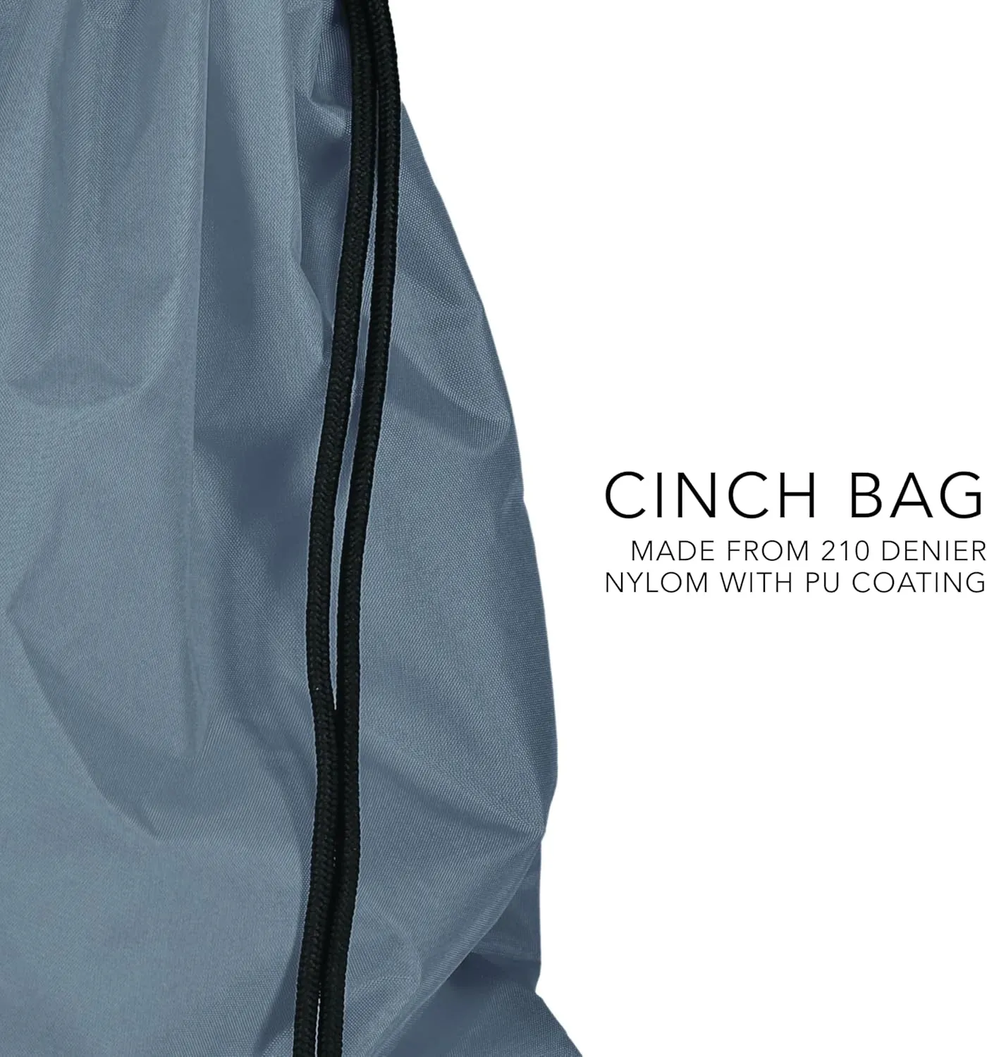 Augusta Sportswear Cinch Bag, Graphite, Medium