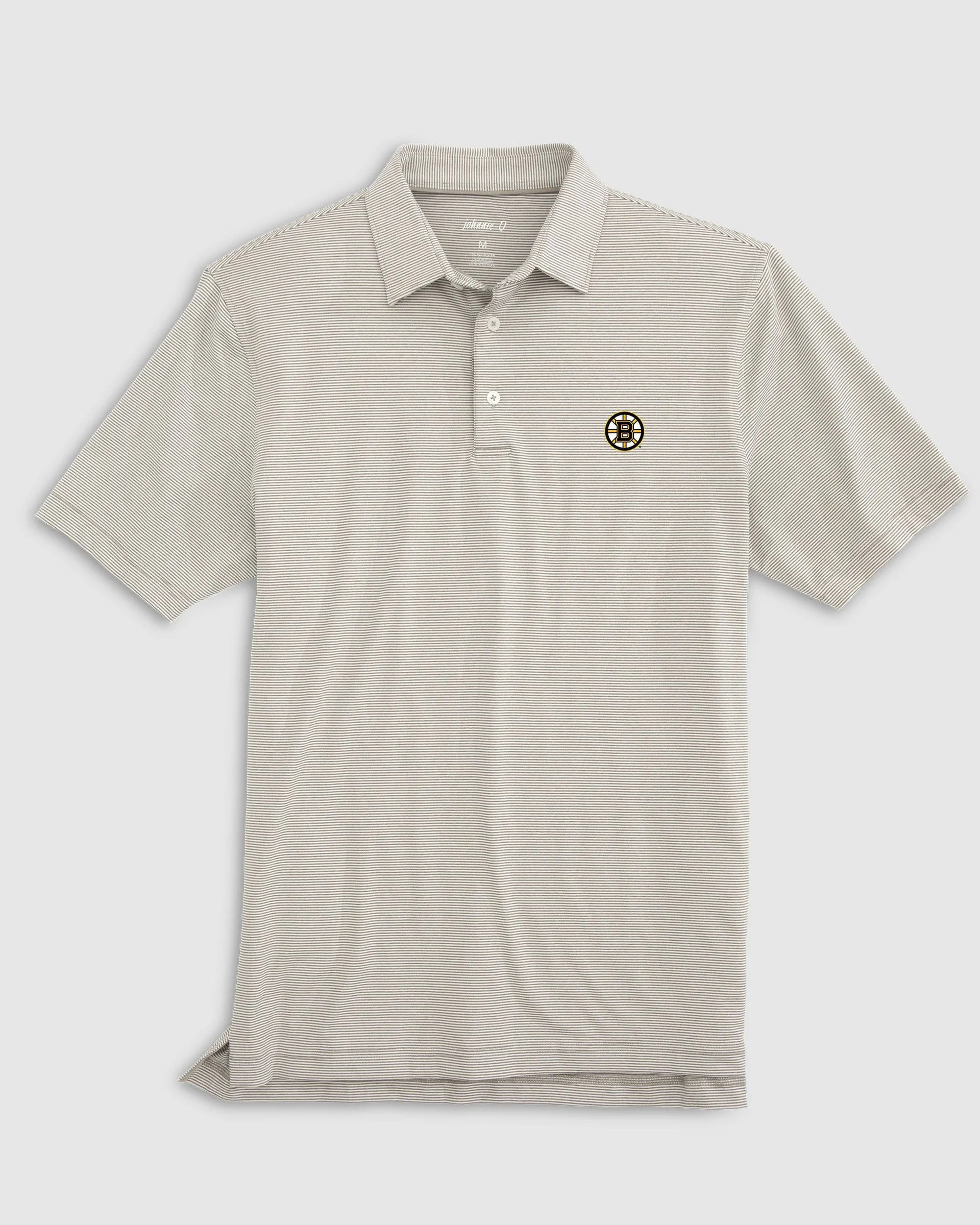 Boston Bruins Lyndonn Striped Jersey Performance Polo