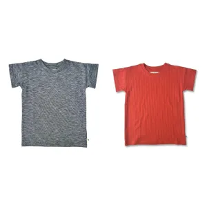 Brooklyn T-Shirt Bundle - Persimmon   Navy
