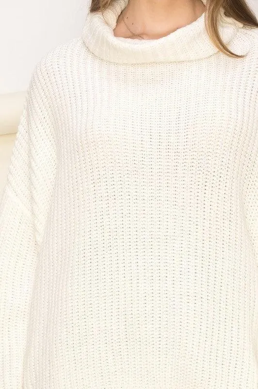 Carrie Oversized Turtleneck Sweater