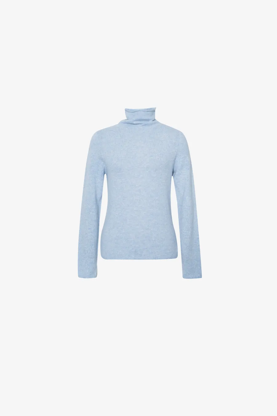 Cashmere High Neck Sweater Light Blue