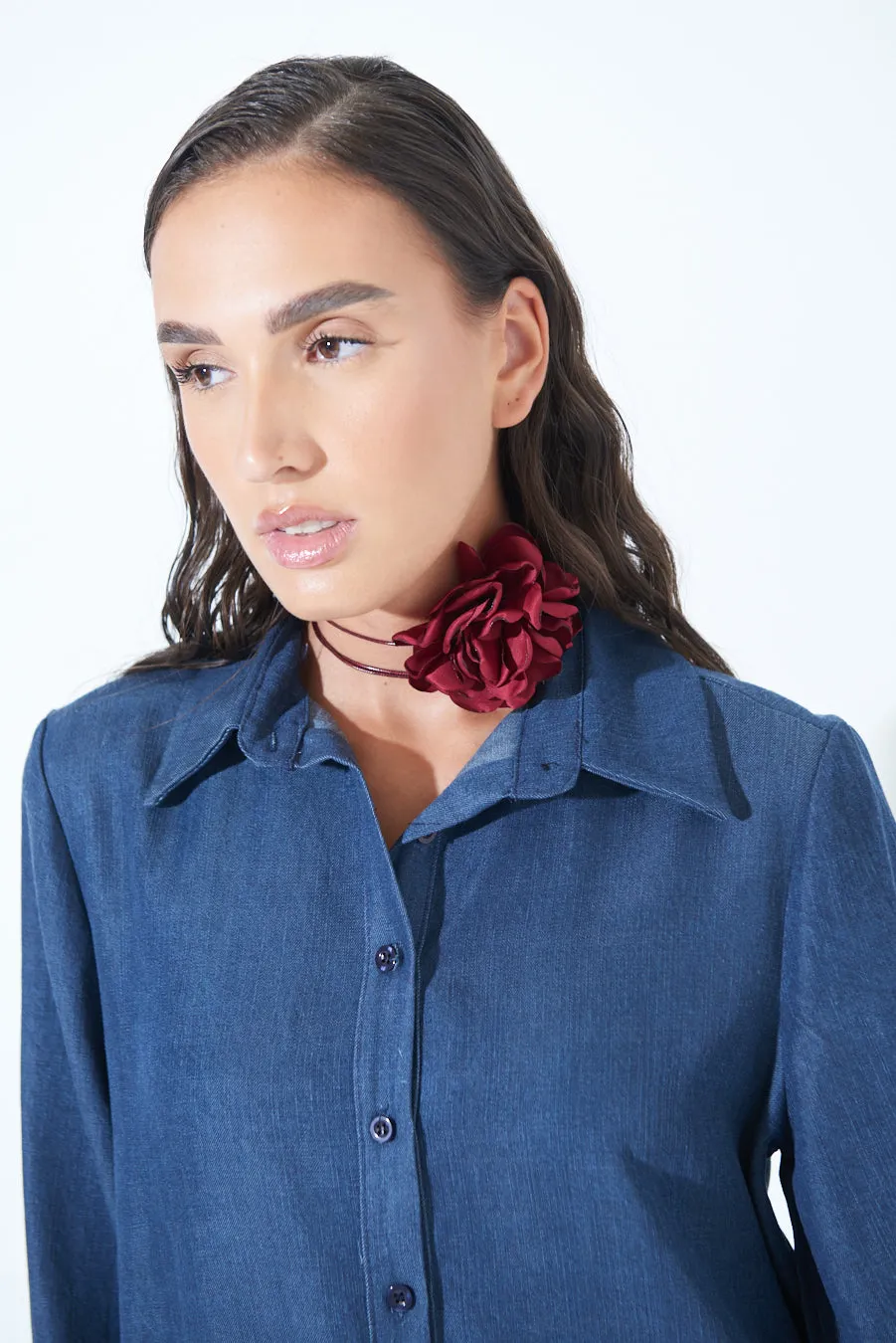 Casual collared shift dress wholesale
