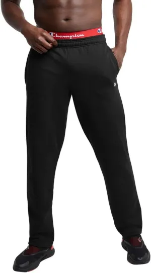 Champion Men's Sweatpants, Powerblend, Fleece, Open-bottom Sweatpants (Reg. Or Big & Tall)