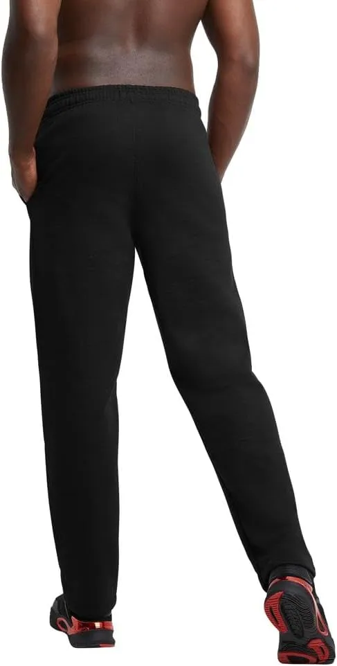 Champion Men's Sweatpants, Powerblend, Fleece, Open-bottom Sweatpants (Reg. Or Big & Tall)