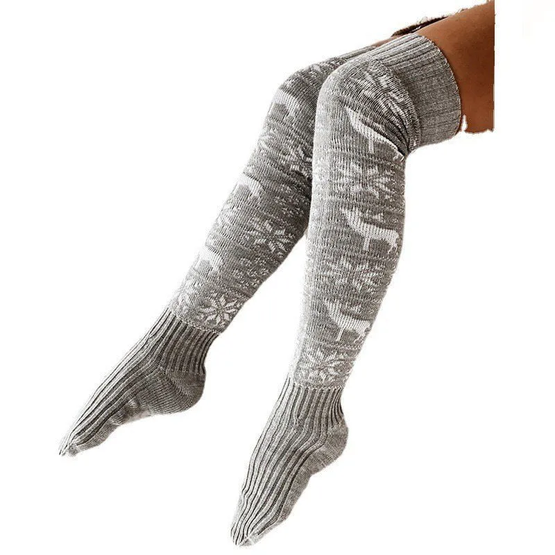 Christmas Warm Knitted Women Stocking