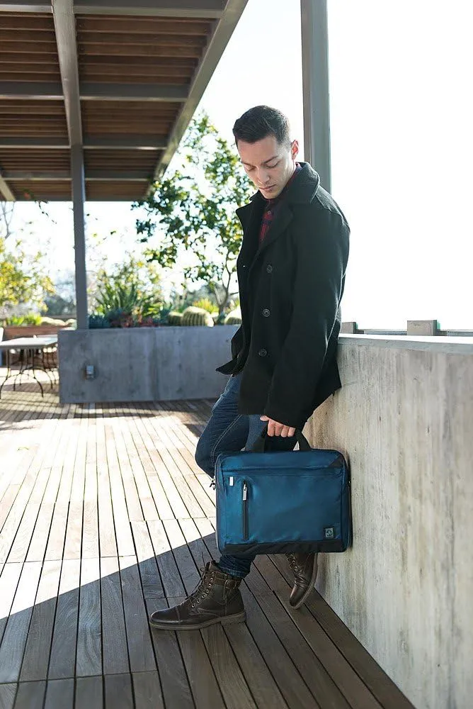 Crossbody Messenger Bag  Slim Secure 15-Inch Bag Multi-Compartment Organizer for Work, College, Travel  Water Resistant