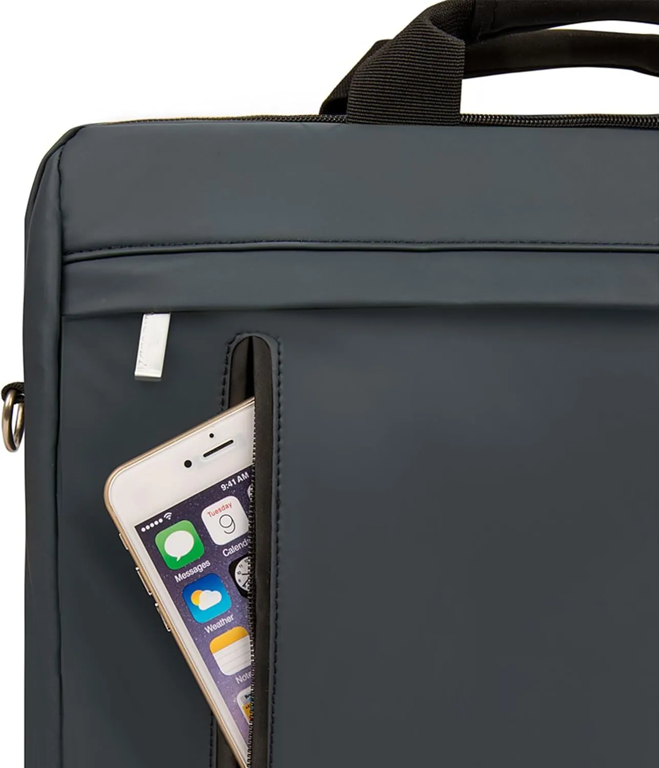 Crossbody Messenger Bag  Slim Secure 15-Inch Bag Multi-Compartment Organizer for Work, College, Travel  Water Resistant