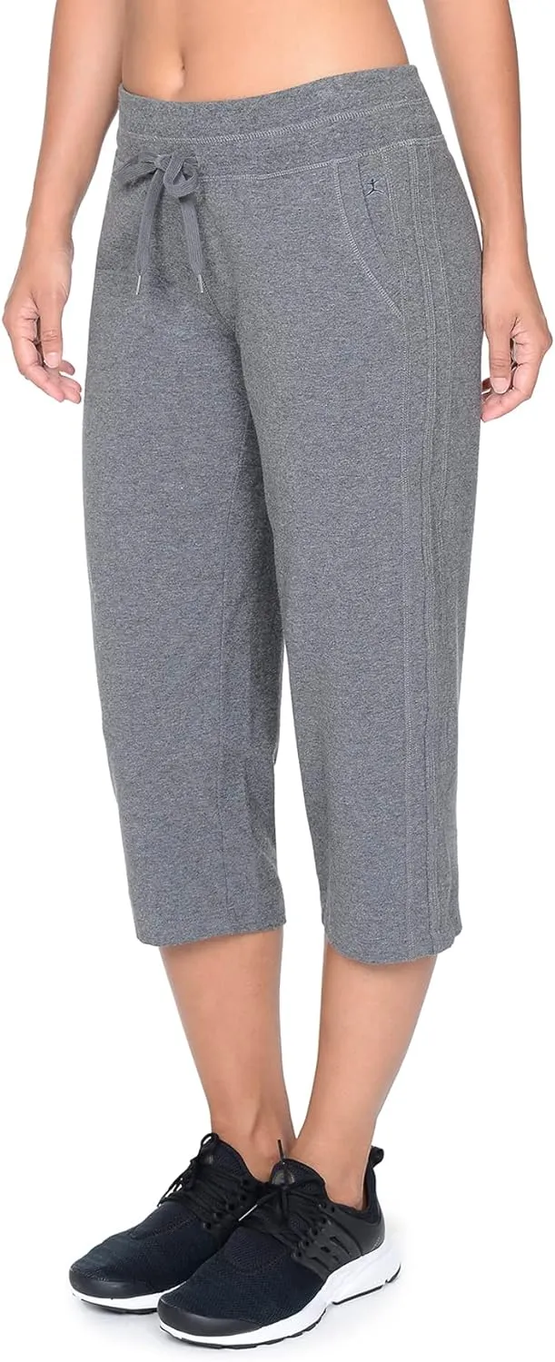 Danskin Women's Drawcord Crop Pant