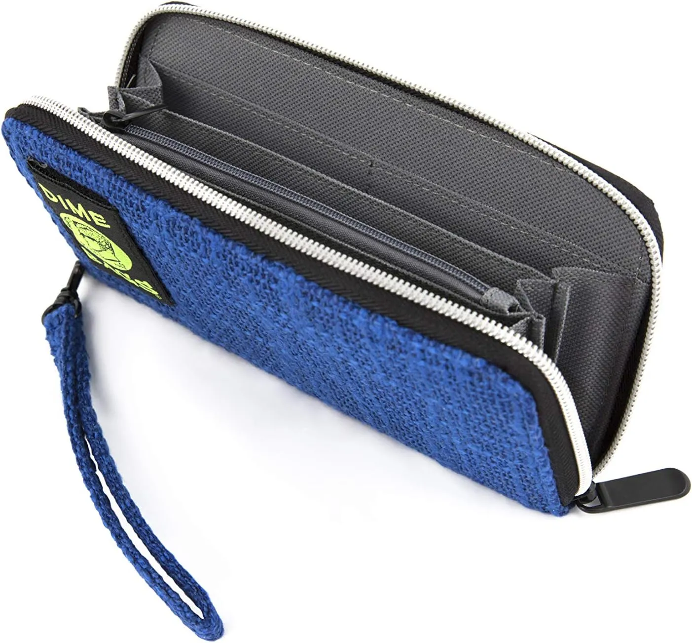 DIME BAGS Wristlet Wallet - RFID-Blocking Carrying Case with Secure Zipper and Wristlet Loop (Midnight)