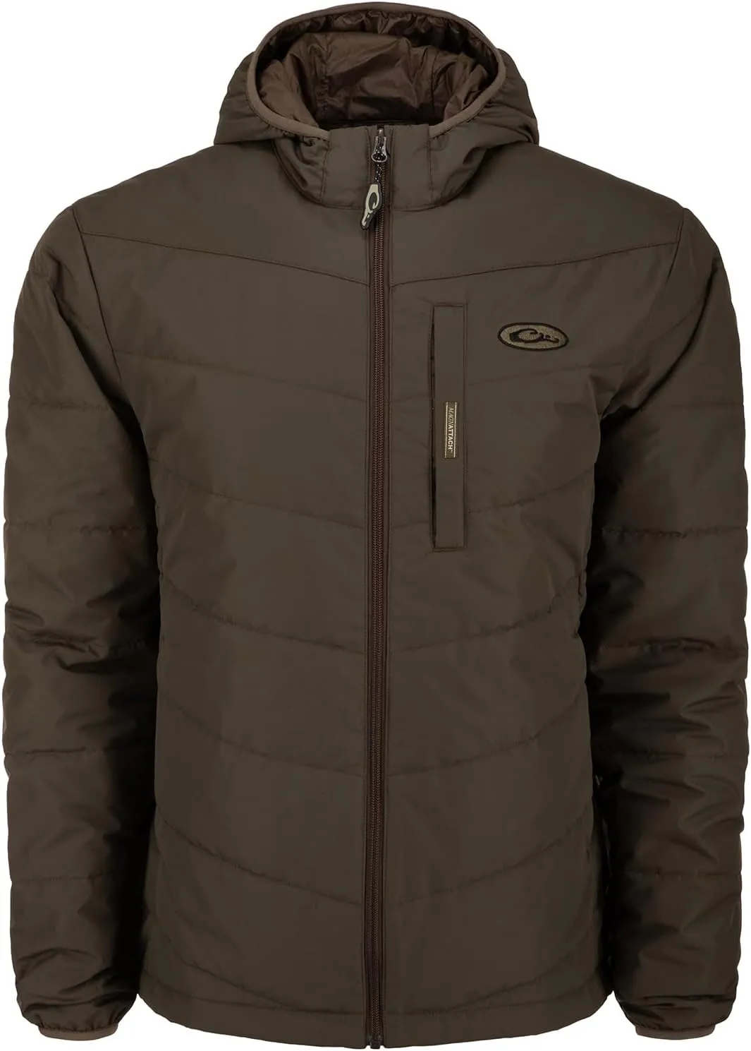 Drake Waterfowl Men's MST Synthetic Down Durable Water-Repellent Insulated Outdoor Hunting Hooded Jacket