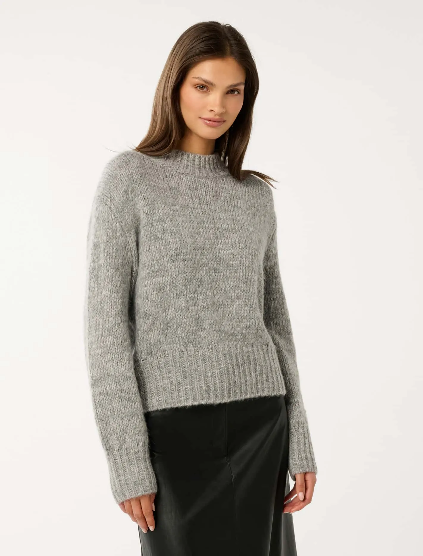Elara High Neck Sweater