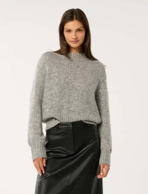 Elara High Neck Sweater
