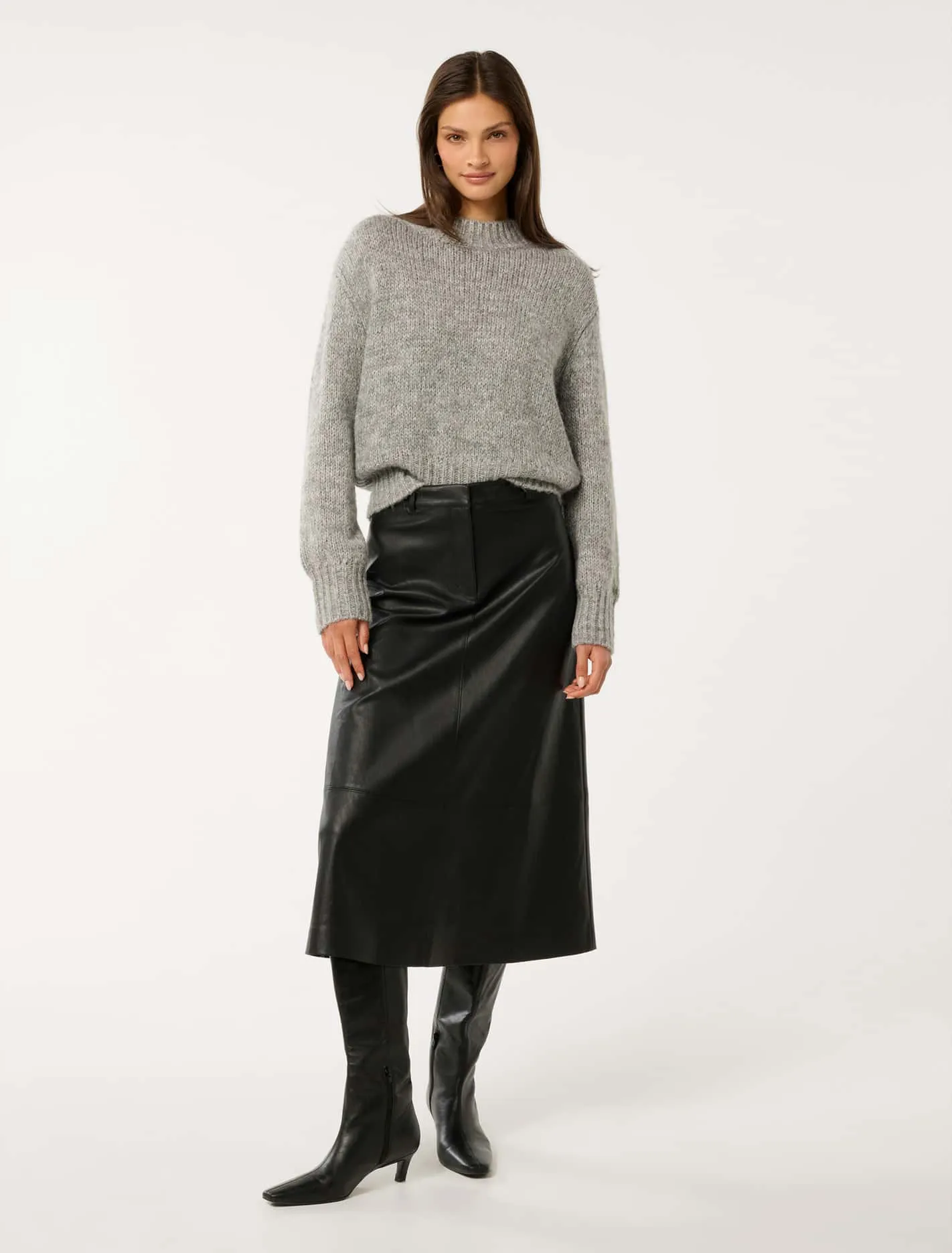 Elara High Neck Sweater