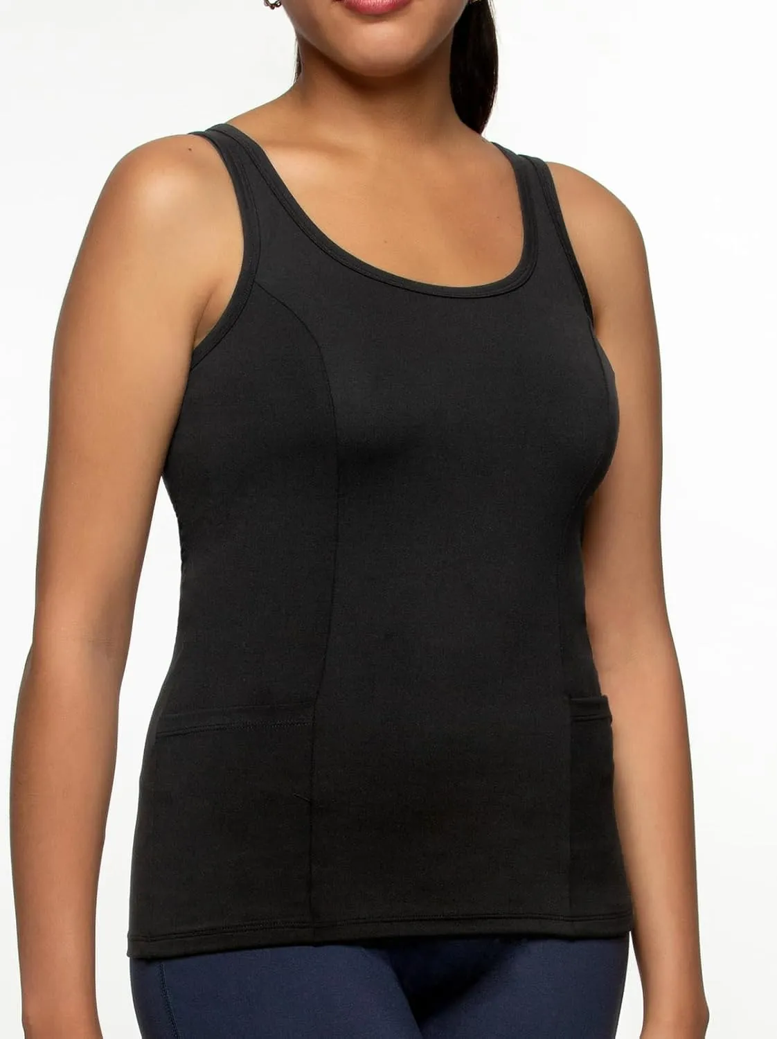 Felina Athletic Pocket Tank Top | Athleisure Top for Women