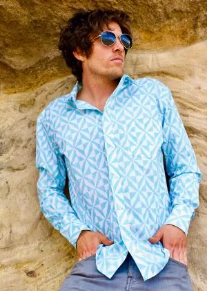 Frangipani Men's Shirts - Kaleidoscope