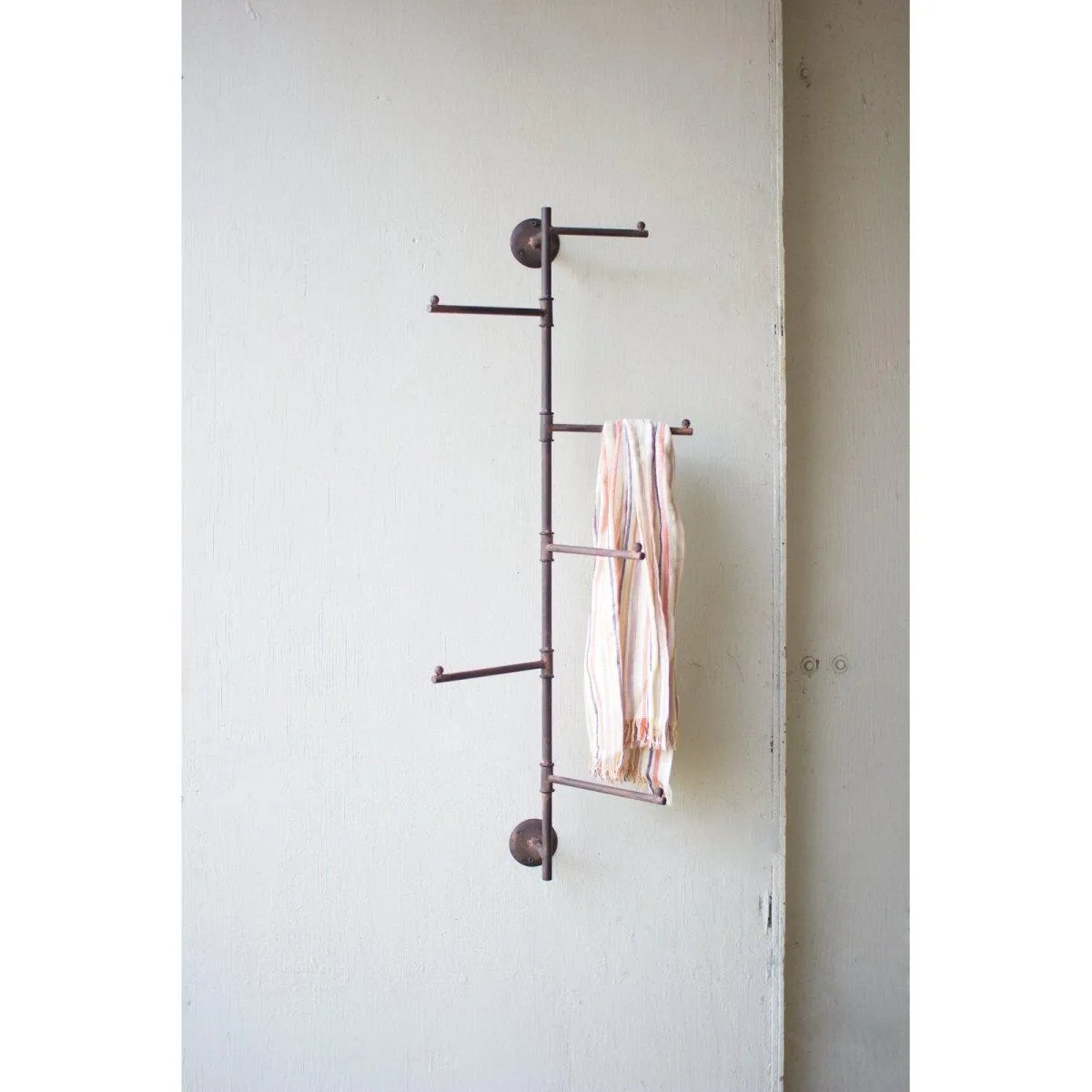 Kalalou - RUSTIC WALL SWIVEL COAT RACK - CLA1043