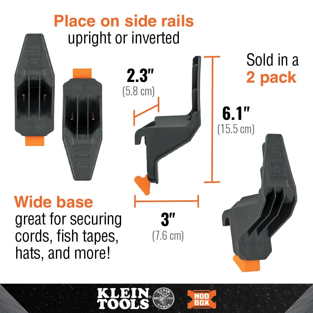 Klein MODbox™ Multi-Hook Rail Attachment, 2-Pack- 54816MB