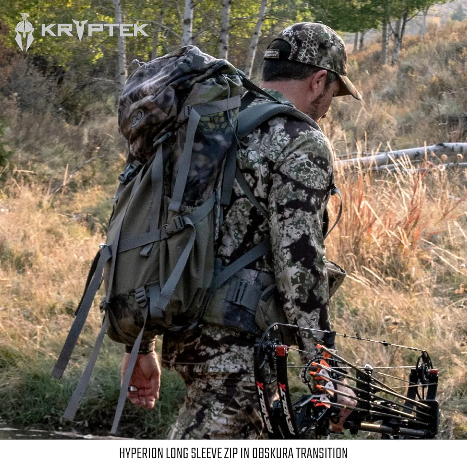 Kryptek Men's Hyperion Long Sleeve Crew