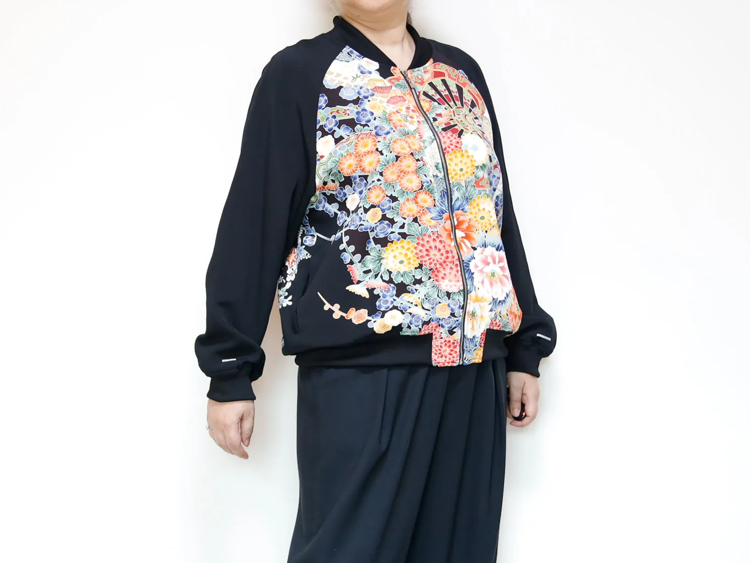 <J09-012> KIMONO BOMBER Jacket