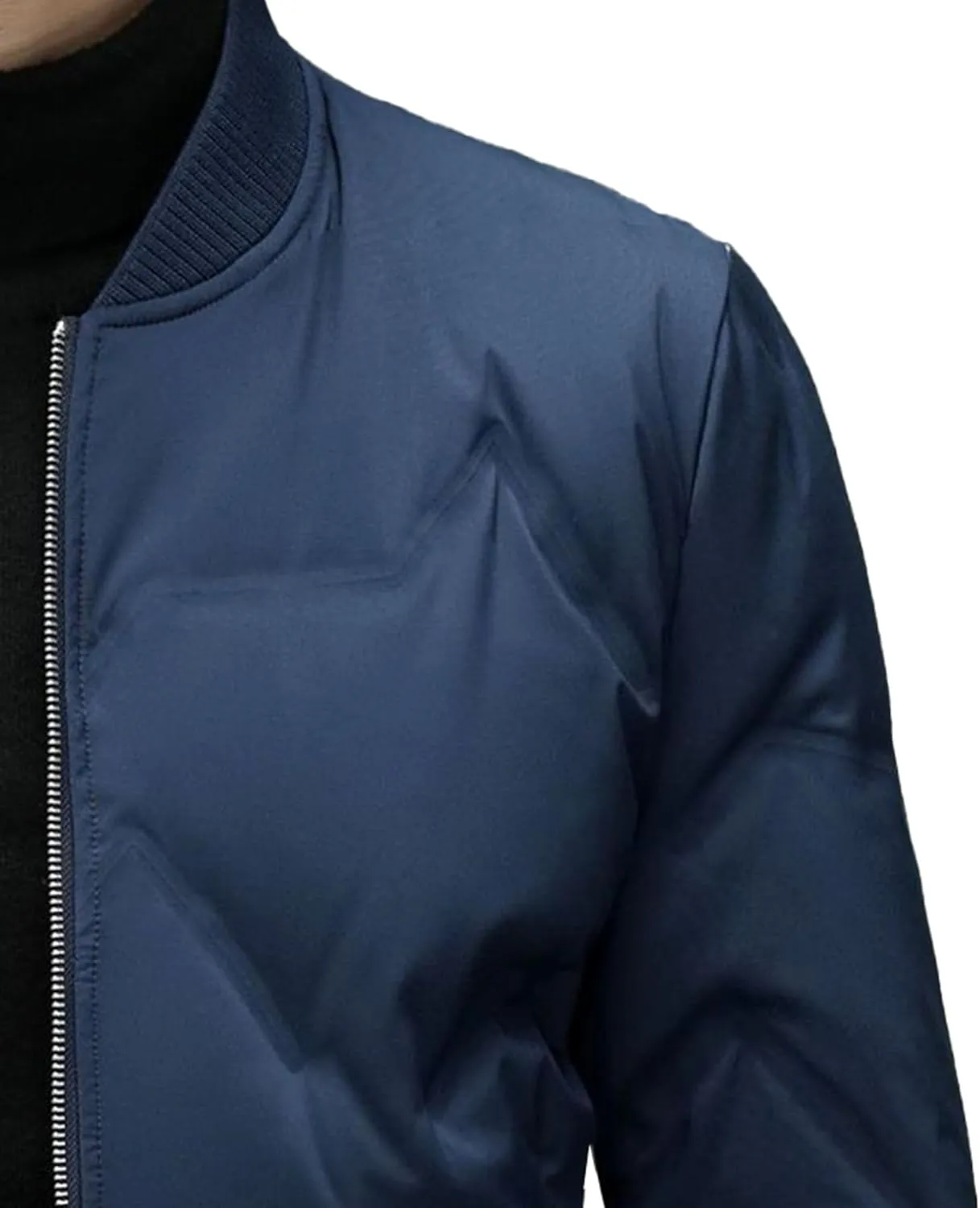 Maiyifu-GJ Puffer Jacket for Men Windproof Warm Lightweight Quilted Down Coat Winter Thicken Padded Jackets Outerwear