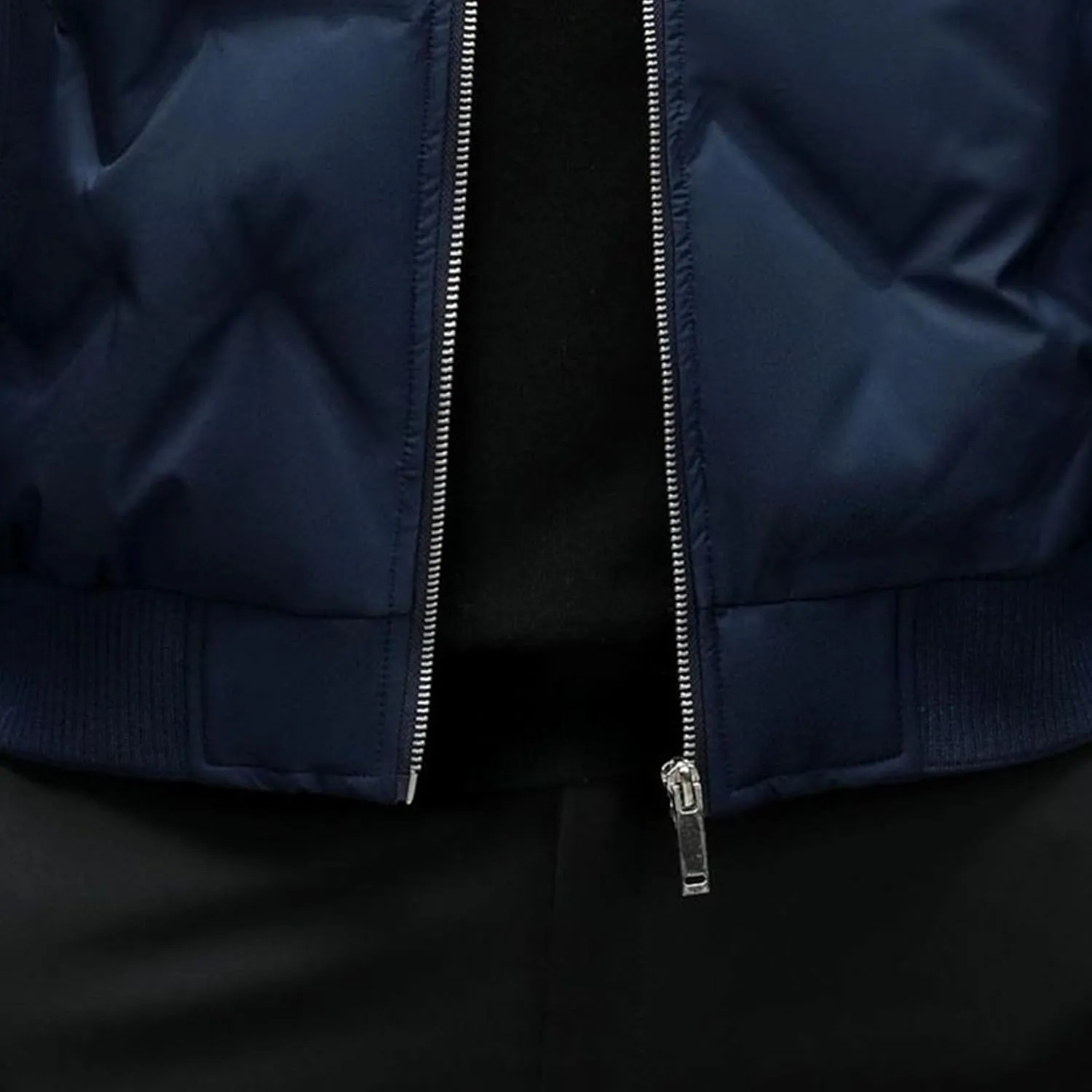 Maiyifu-GJ Puffer Jacket for Men Windproof Warm Lightweight Quilted Down Coat Winter Thicken Padded Jackets Outerwear