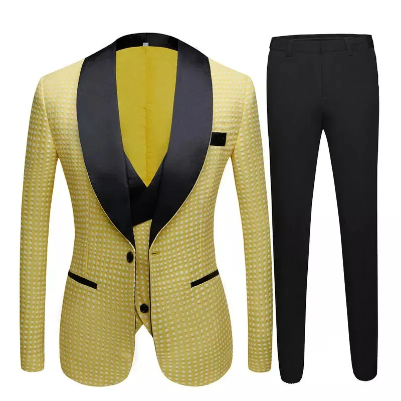 men three piece pant suits my king