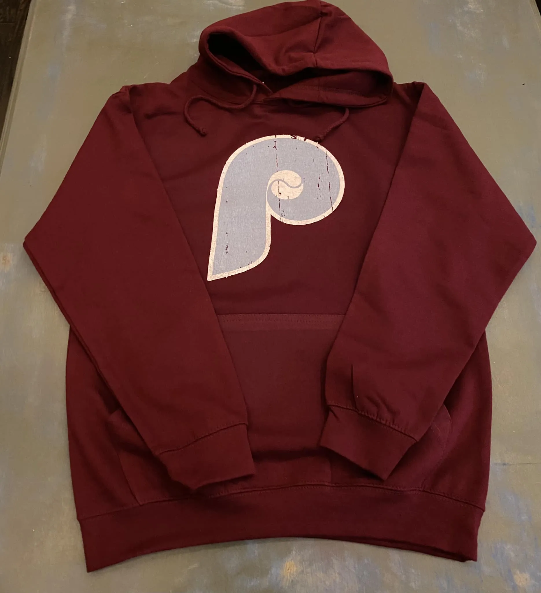 Phillies Burg Hood W/ Blue P ( ETA 1-2 Week )