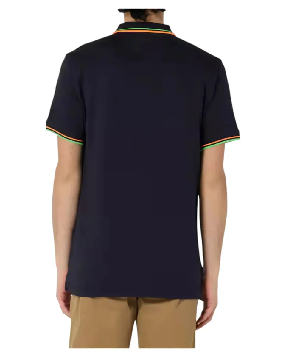 Polo in Piquet Stretch NEW SELANDINA STR 03 con Dettagli Fluo