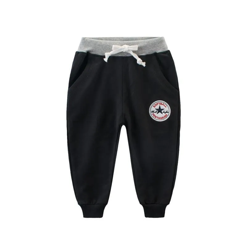 Premiun Cotton Pants with Softball Patch in 4 Colors