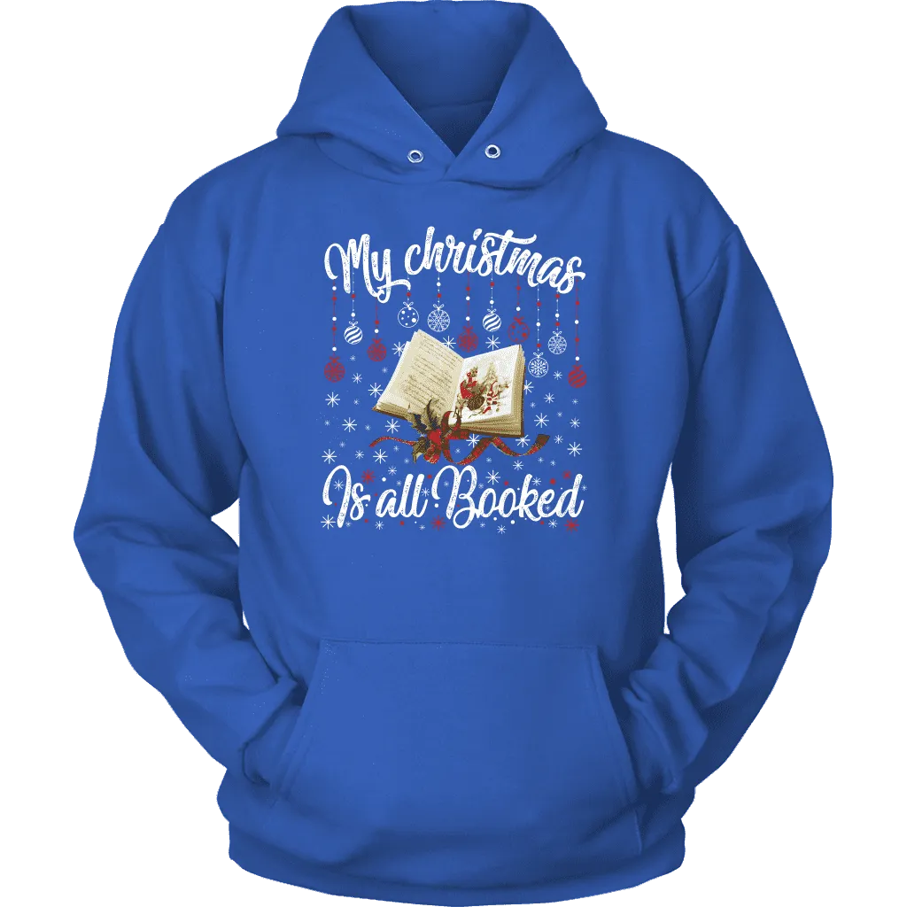 "My Christmas Is All Booked" Hoodie