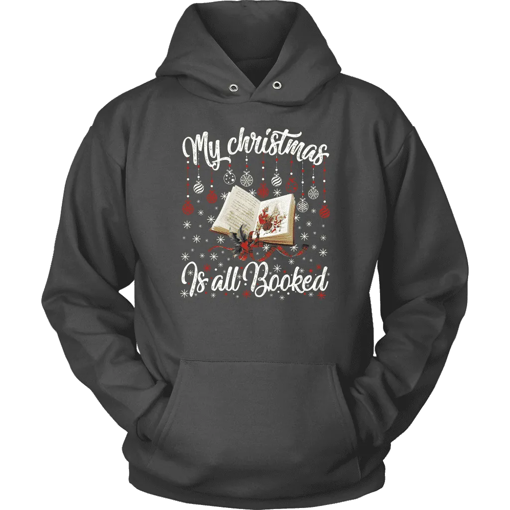 "My Christmas Is All Booked" Hoodie