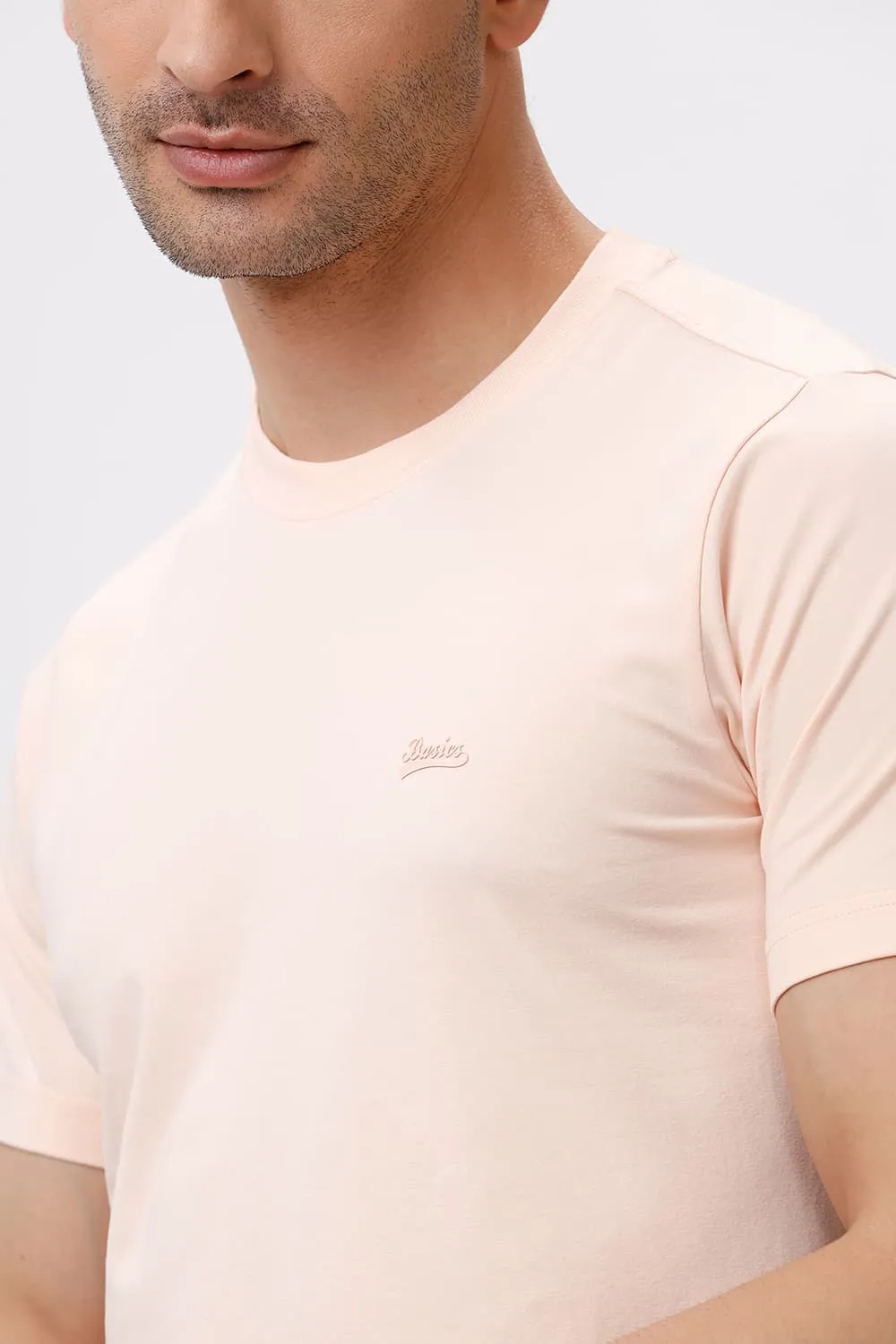 Regular Fit Cotton Stretch Crew T-Shirt
