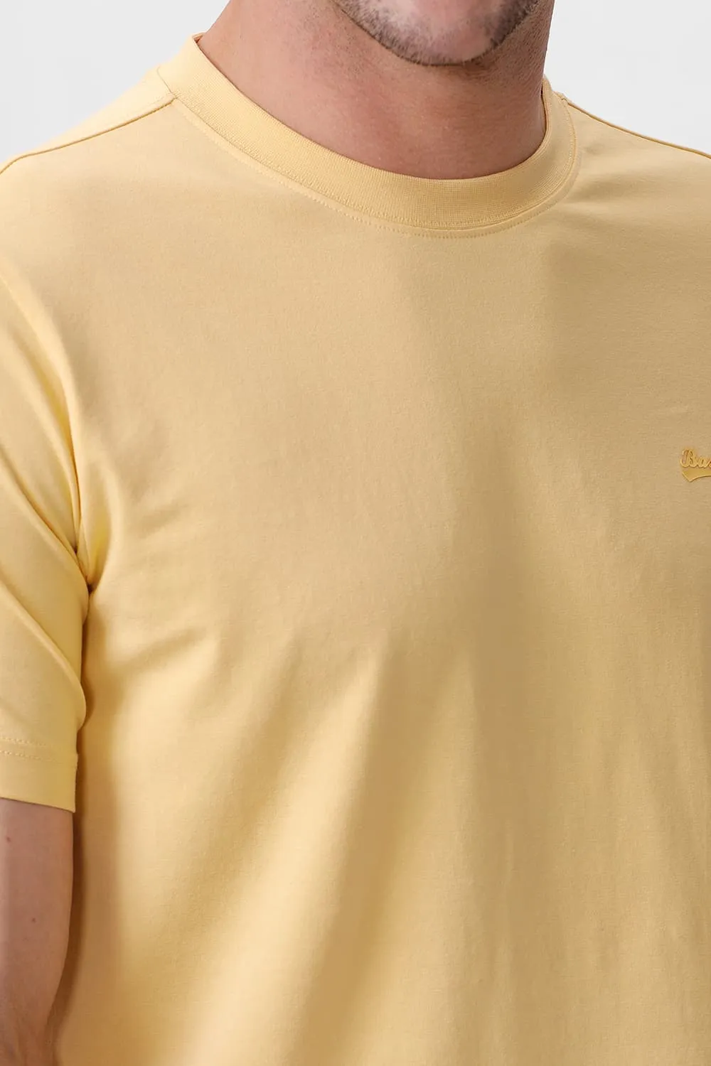 Regular Fit Cotton Stretch Crew T-Shirt