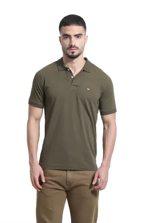 Regular Fit Cotton Stretch Polo T-Shirt