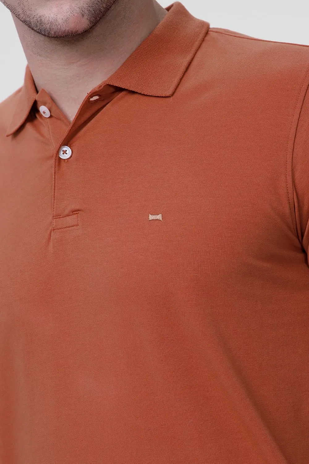 Regular Fit Cotton Stretch Polo T-Shirt