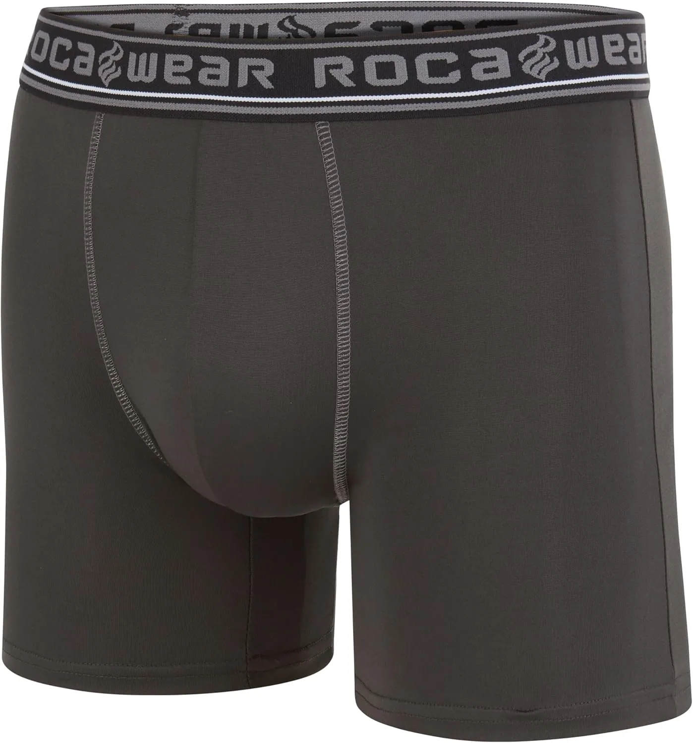 Rocawear Performance 4, 5 or 6 Pack Sport Fit Underwear, Stretch Performance Breathable Cool Support Men Boxer Briefs