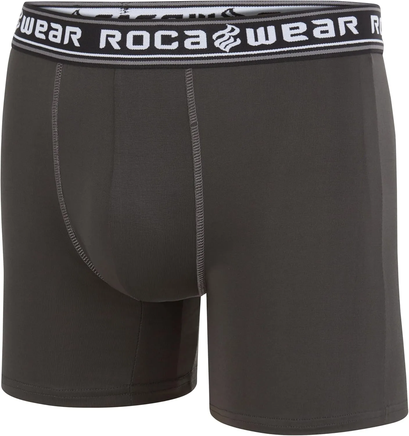 Rocawear Performance 4, 5 or 6 Pack Sport Fit Underwear, Stretch Performance Breathable Cool Support Men Boxer Briefs