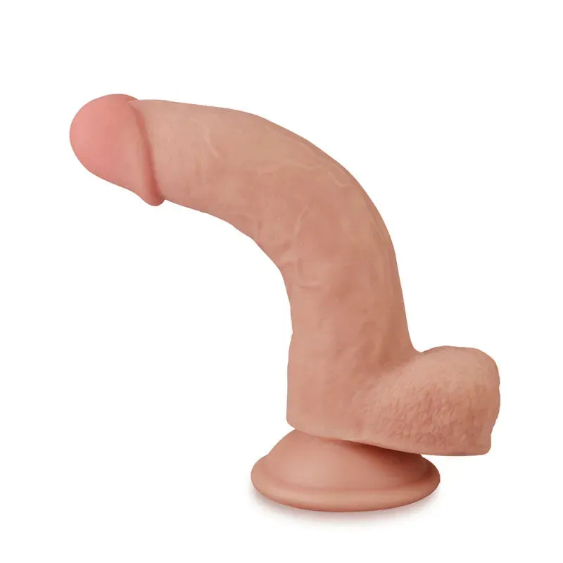Sliding Skin Dual Layer Dong -  20.3 cm (8'') Dong with Flexible Skin