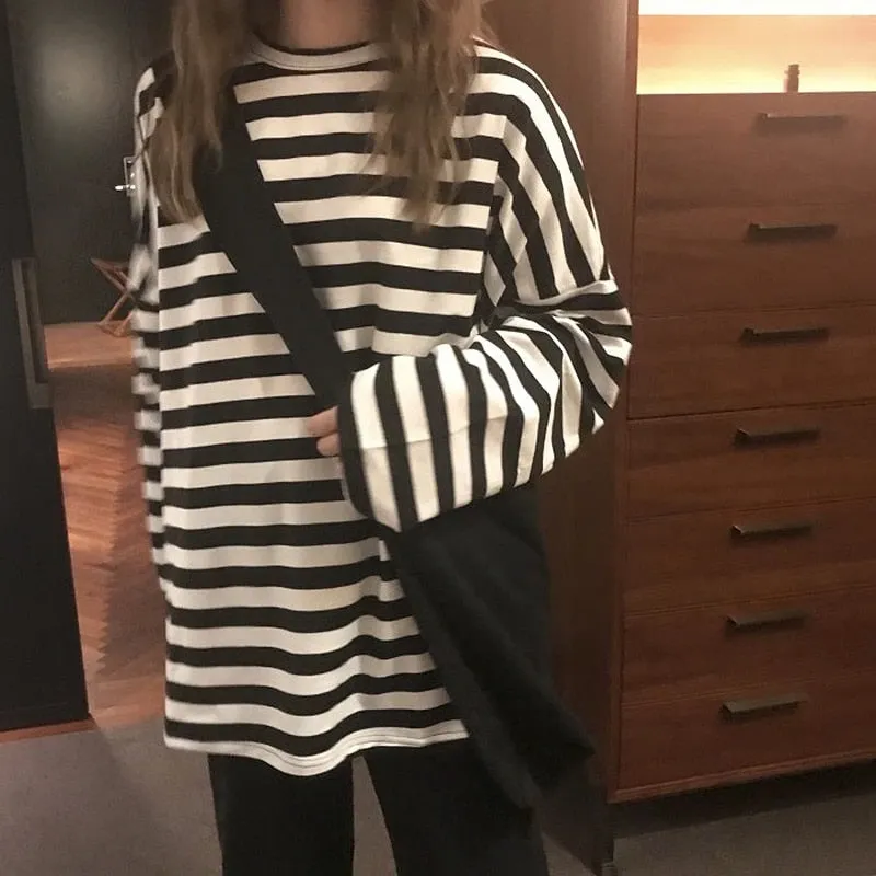 Soft Girls Harajuku Striped T-shirt