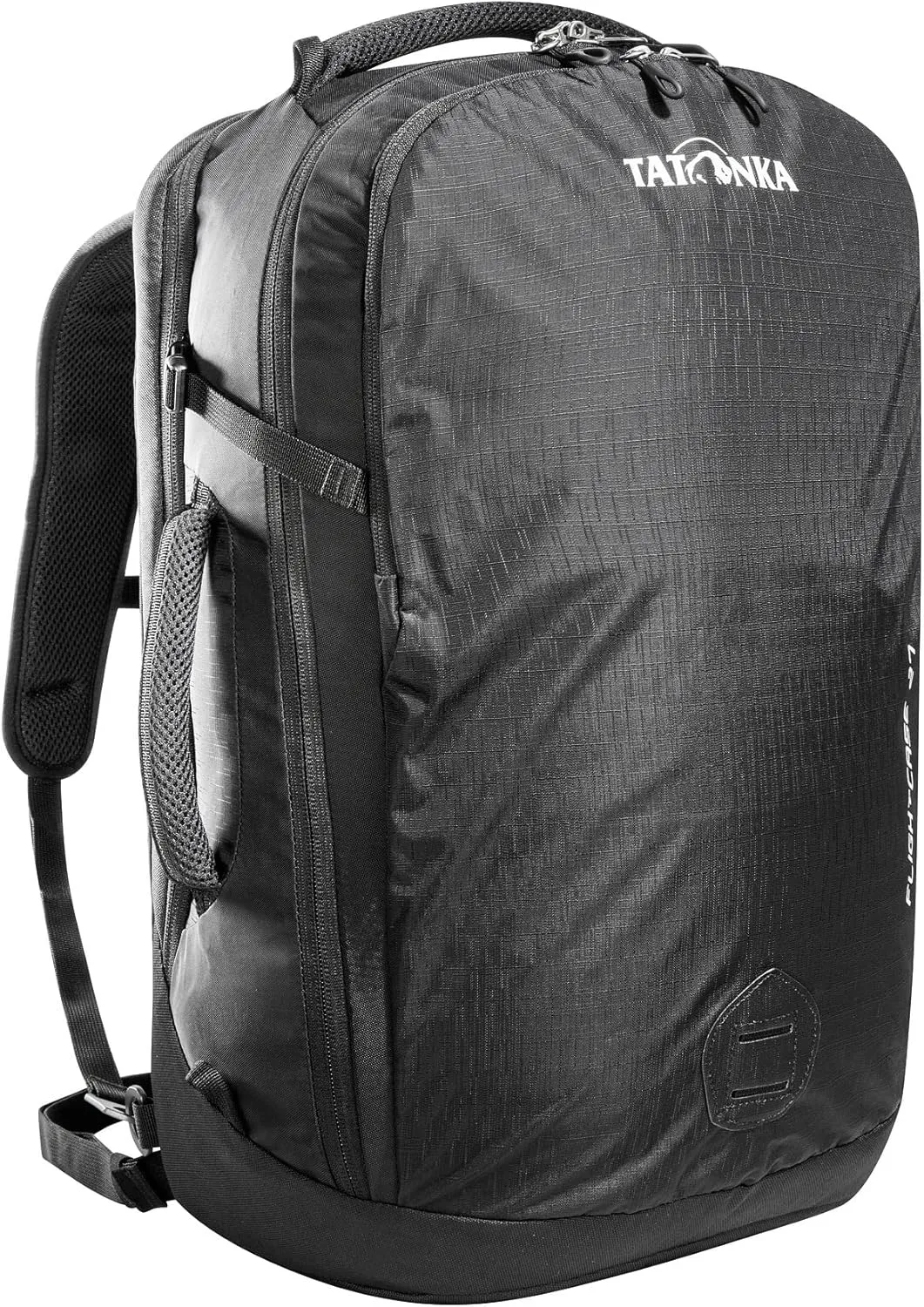 Tatonka Hand Luggage Backpack Flightcase 27 Litres - Daypack with Laptop Compartment, Fully Wind-Out Main Compartment and Stowable Shoulder Straps - 27 Litre Volume