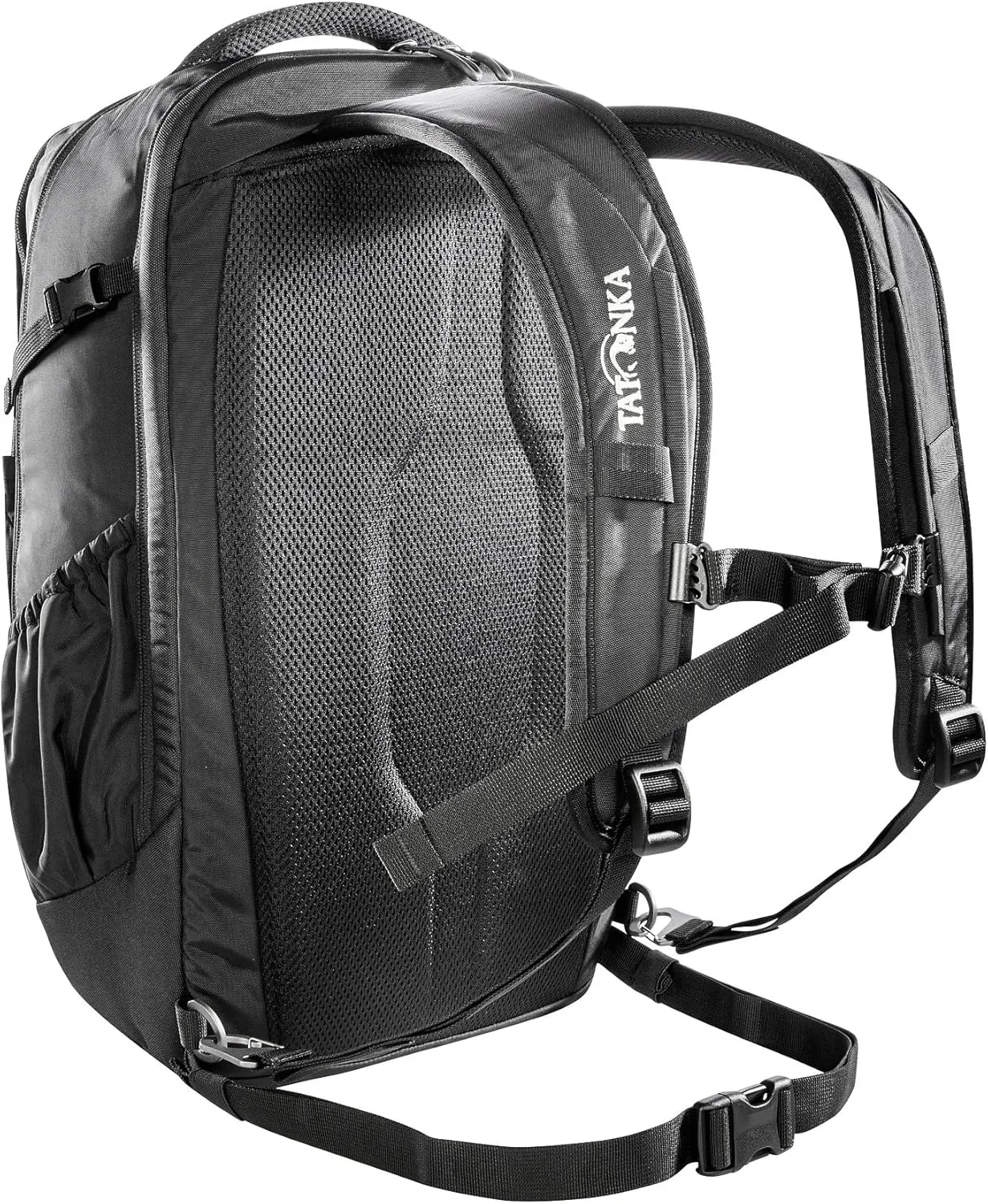 Tatonka Hand Luggage Backpack Flightcase 27 Litres - Daypack with Laptop Compartment, Fully Wind-Out Main Compartment and Stowable Shoulder Straps - 27 Litre Volume