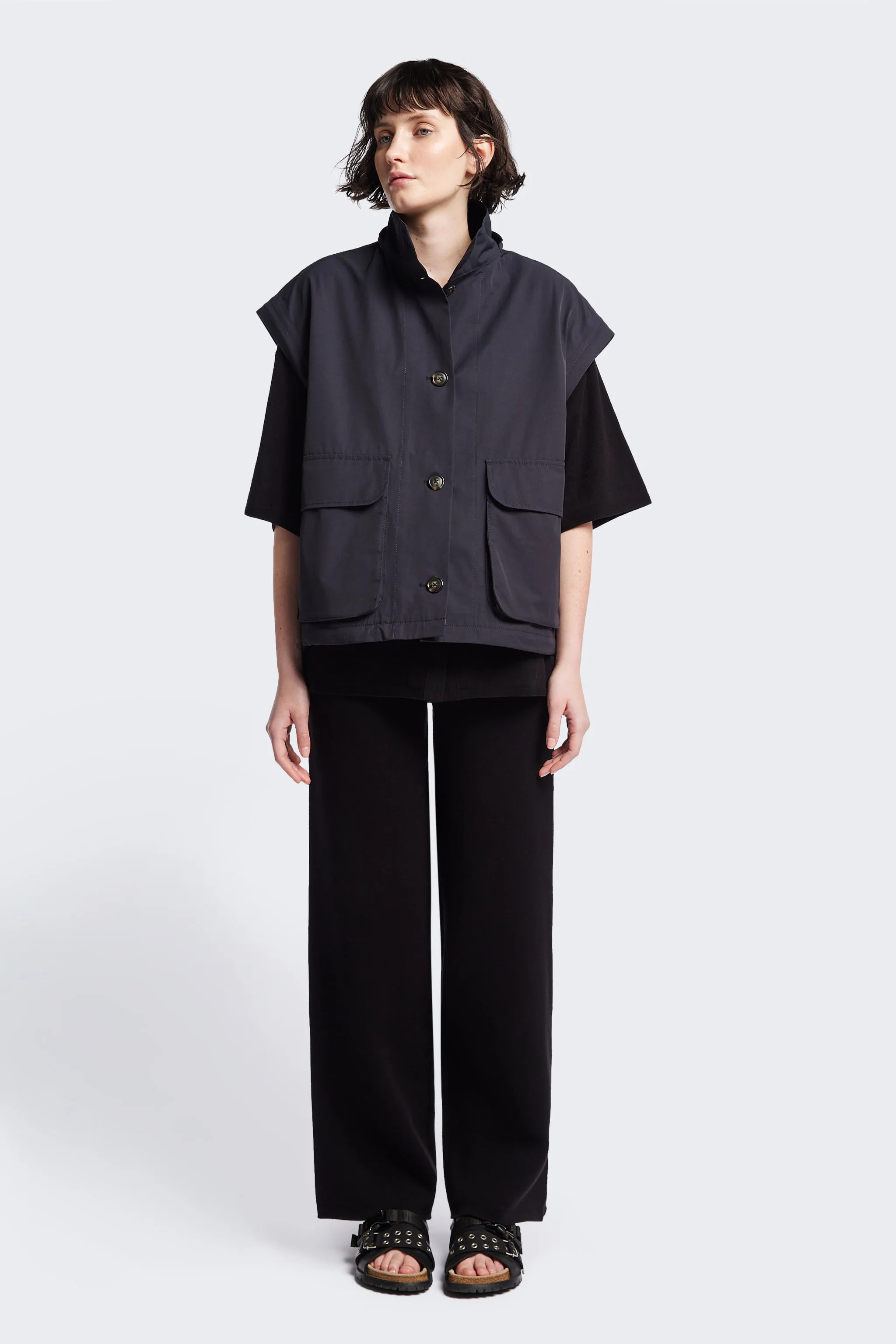 Vulcan Zip Coat Black