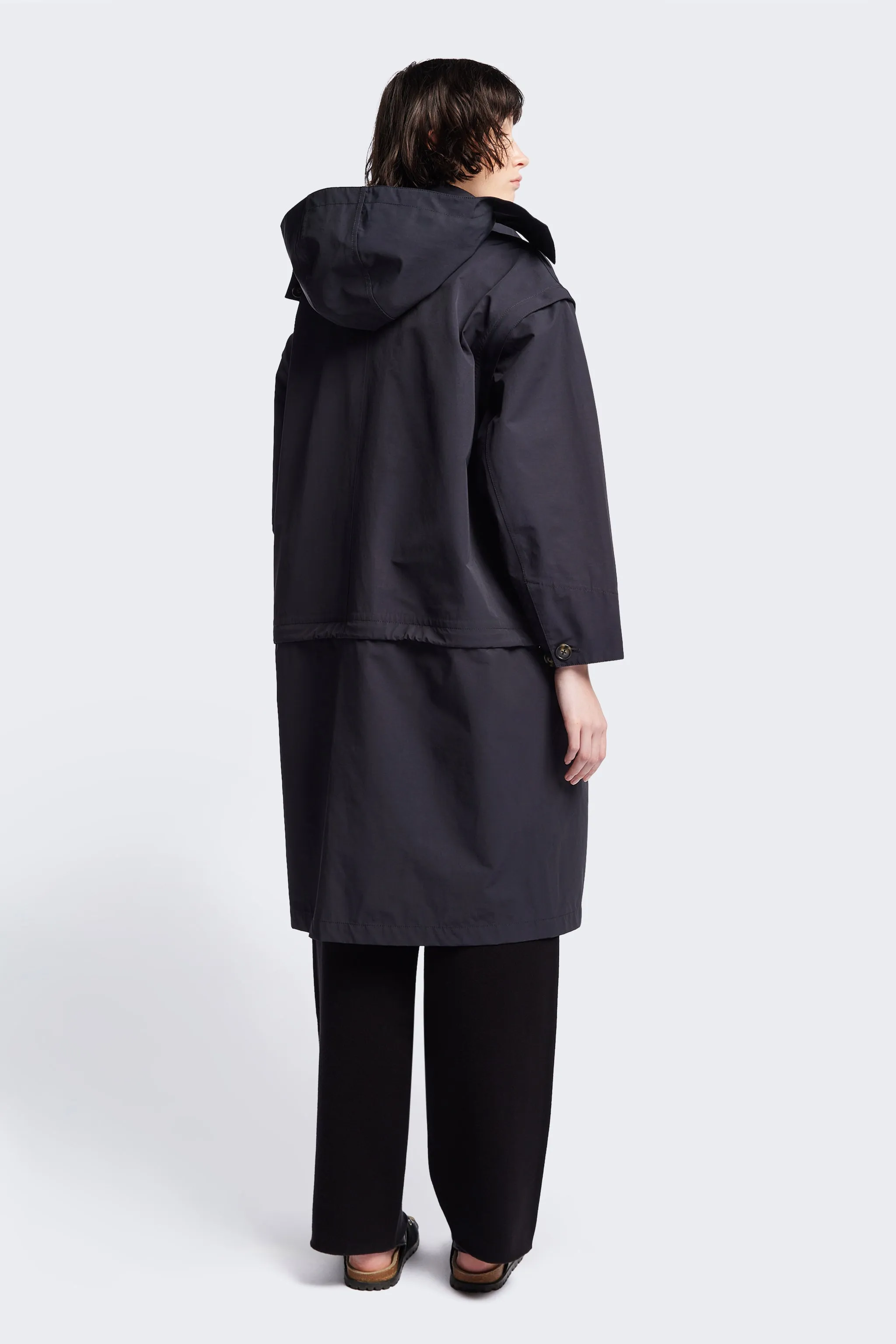 Vulcan Zip Coat Black