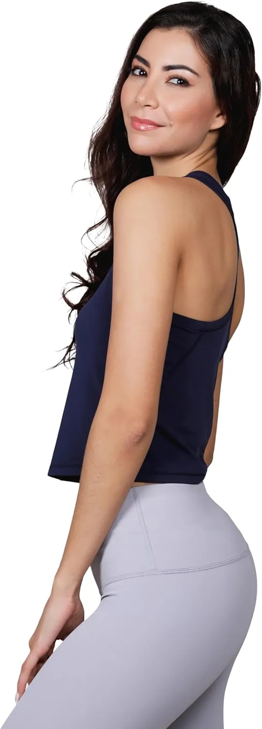 Yogalicious Womens Tank Top Soft Lightweight Racerback Workout Top